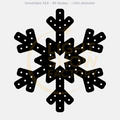 CORO - Snowflake 24A - 66 Pixels