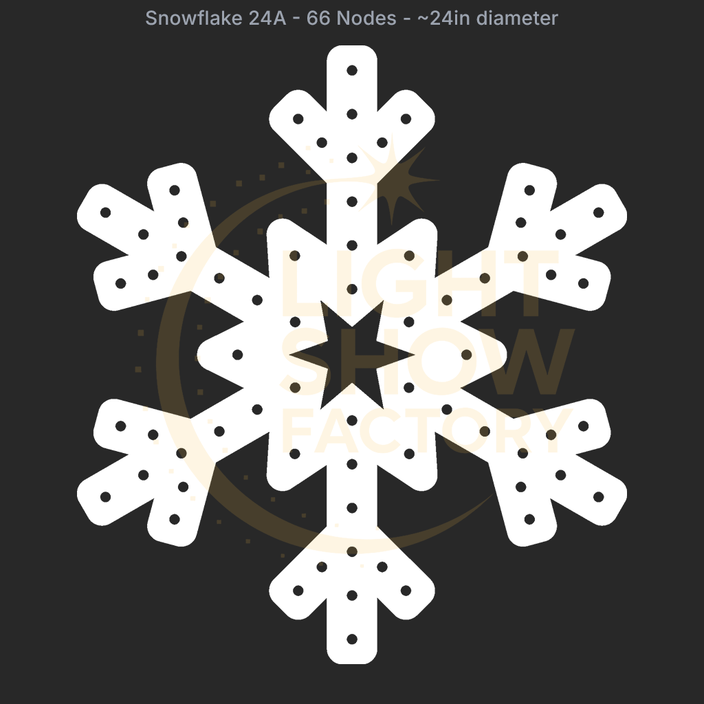 CORO - Snowflake 24A - 66 Pixels