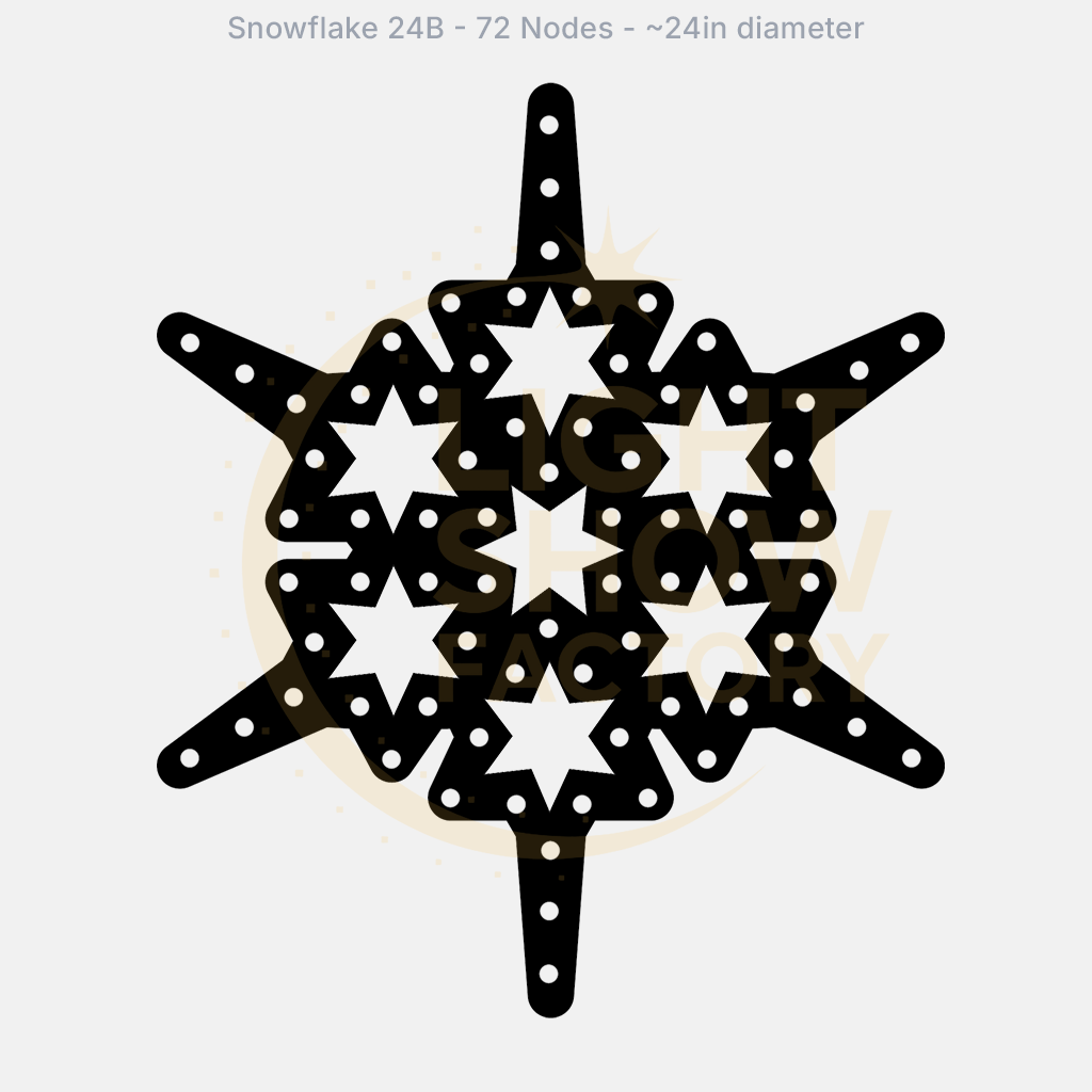 CORO - Snowflake 24B - 72 Pixels