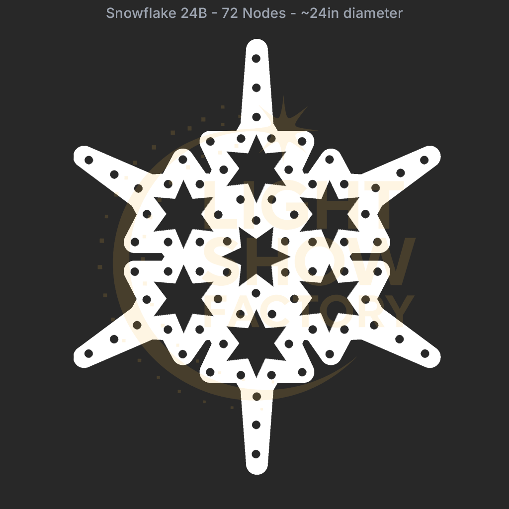 CORO - Snowflake 24B - 72 Pixels
