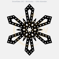 CORO - Snowflake 24C - 96 Pixels