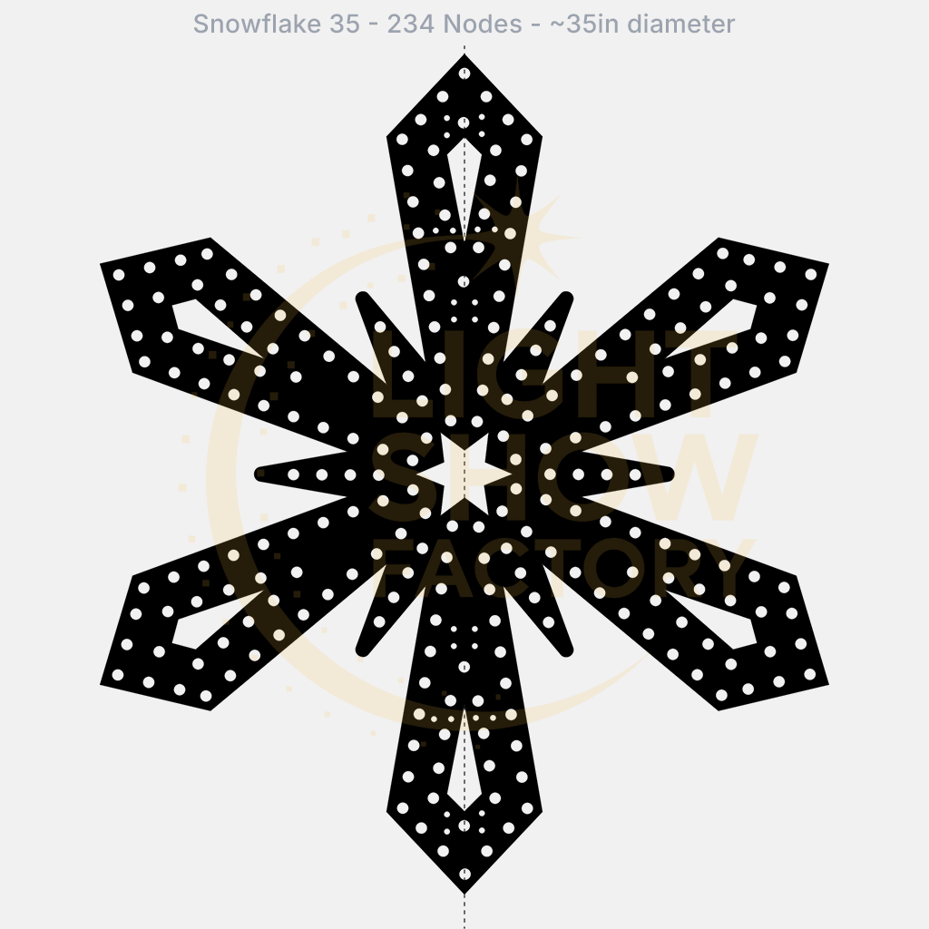 CORO - Snowflake 35 - 234 Pixels