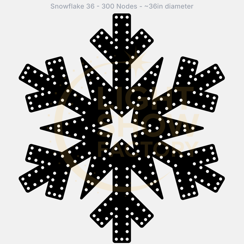 CORO - Snowflake 36 - 300 Pixels