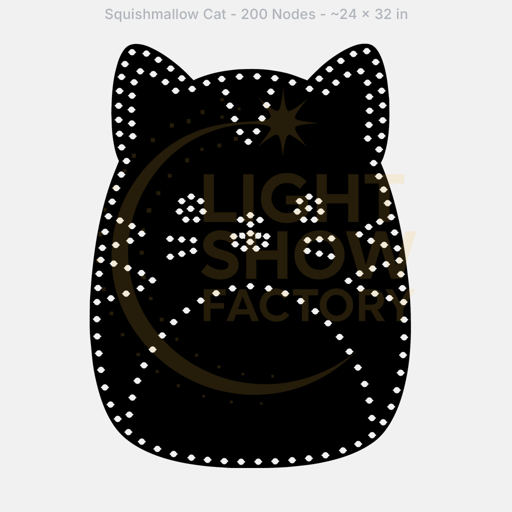 CORO – Chat Squishmallow – 200 Pixels