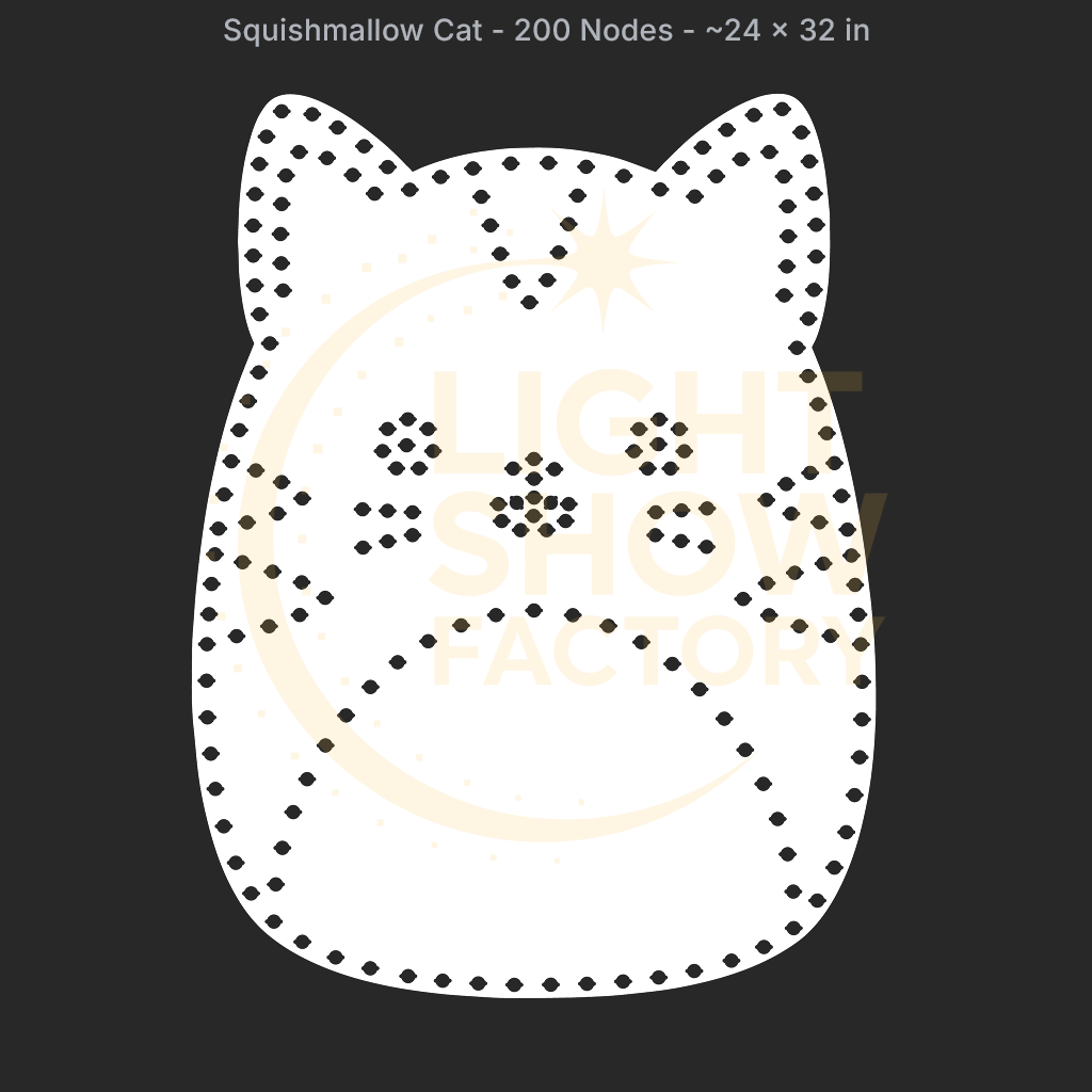 CORO – Chat Squishmallow – 200 Pixels