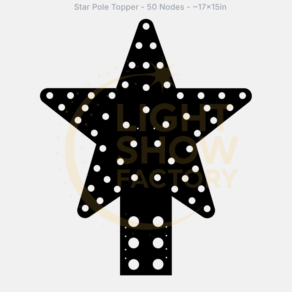 CORO - Star Pole Topper - 50 Pixels