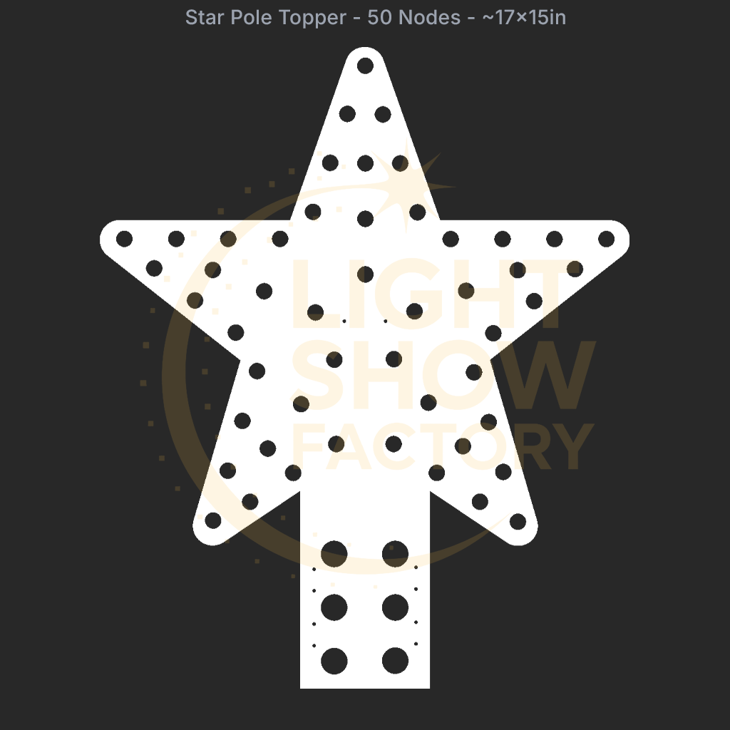 CORO - Star Pole Topper - 50 Pixels