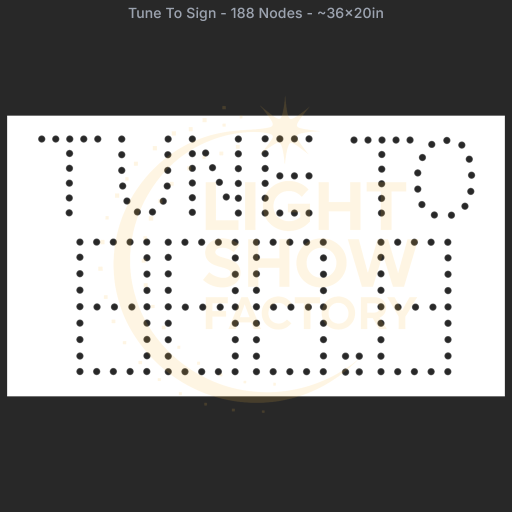 CORO - Tune To Sign - 188 Pixels
