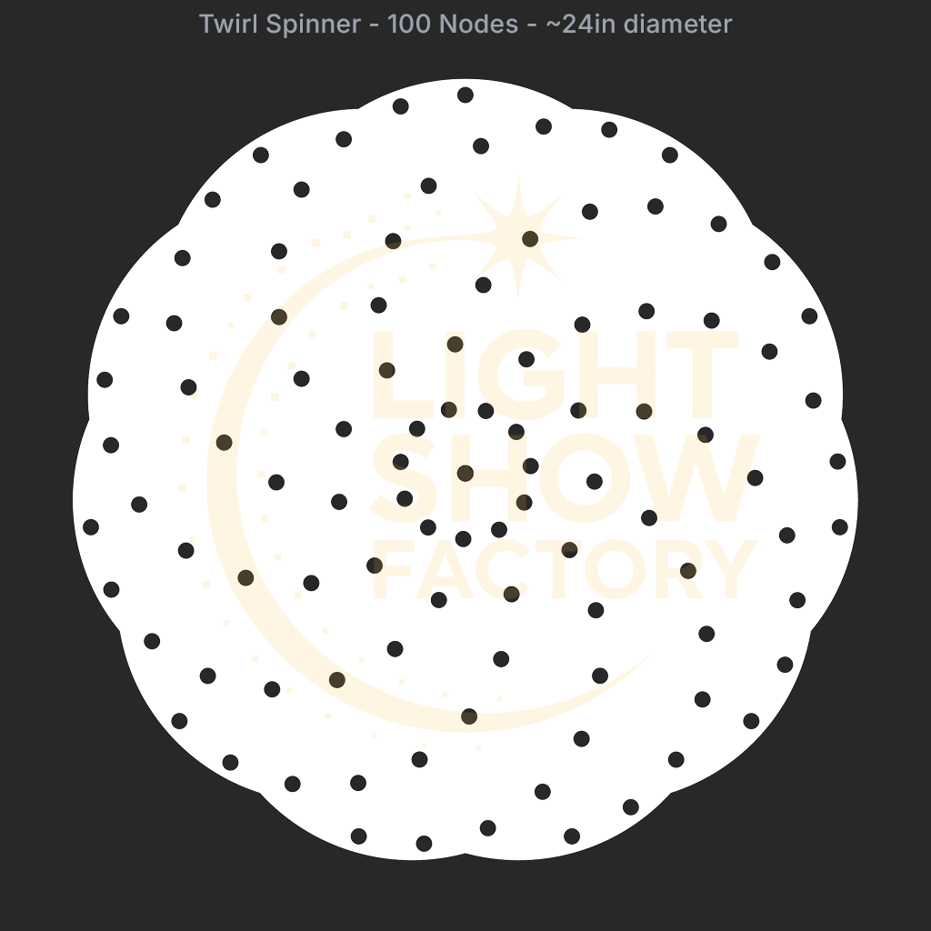 CORO – Twirl Spinner – 100 Pixels